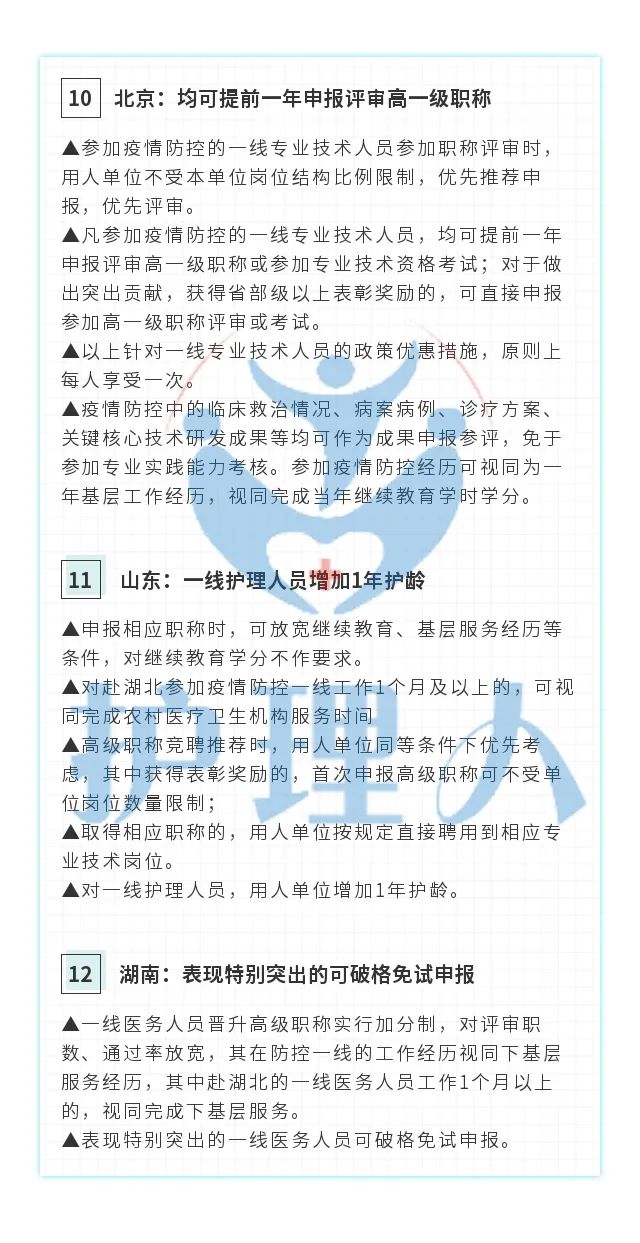 2025年新冠一线人员职称政策:2025年副高级职称申报条件