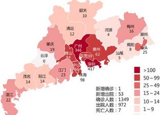 【广东疫情确诊人数,广东确诊新型冠状病毒人数】