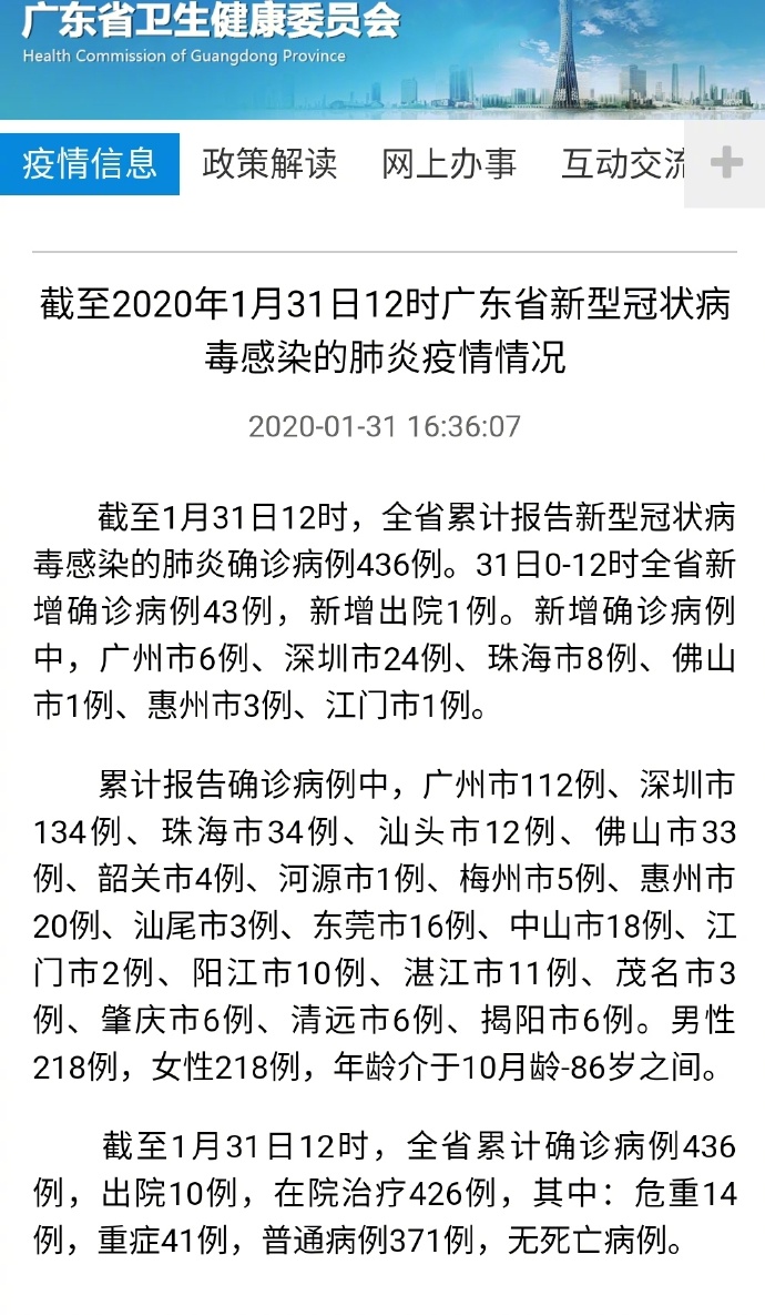 广东省的疫情报告/广东省的疫情报告最新消息